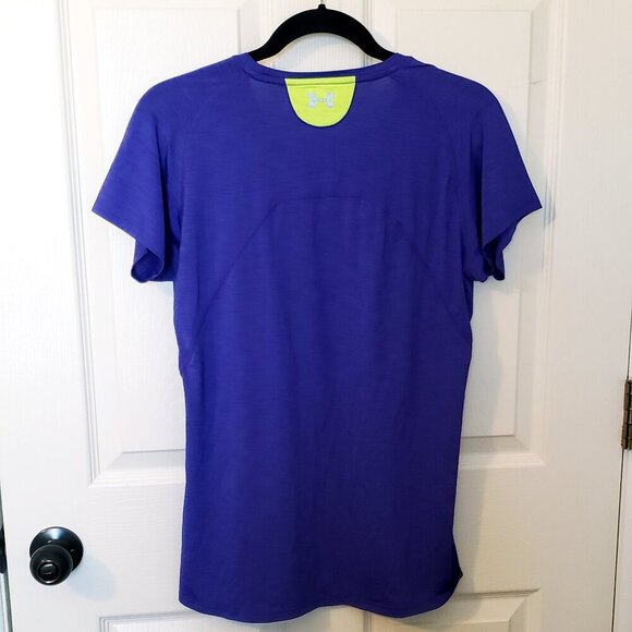 Under Armour Women's Purple T-Shirt - Picture 2 of 2